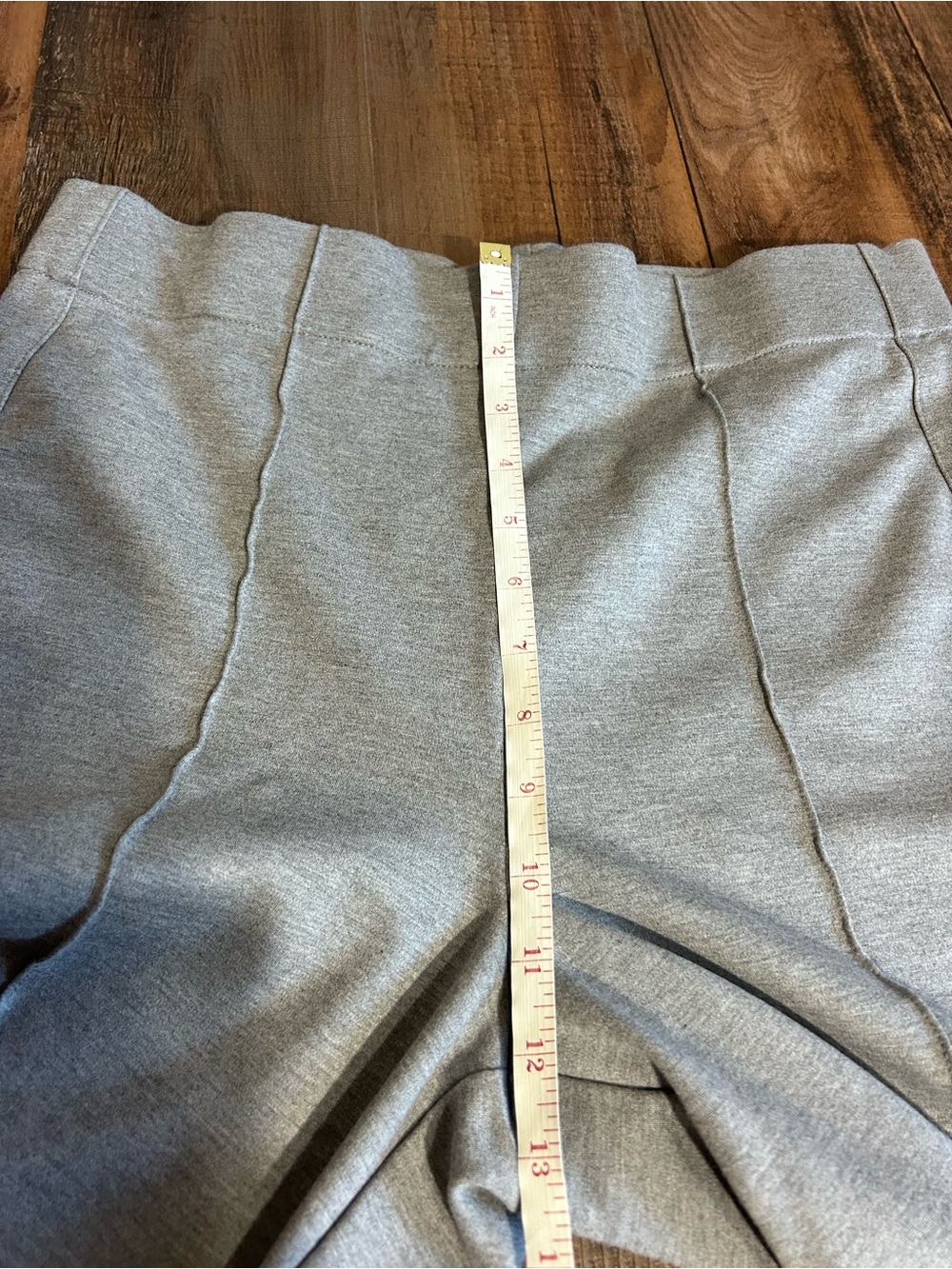 Jones & Co Light Gray Wide Leg Trousers Sz L - Picture 7 of 8